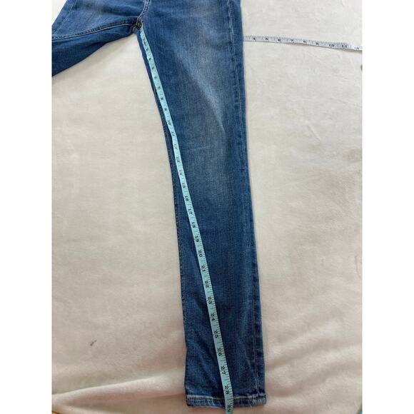 Rag & Bone Jeans Nina High Rise Skinny Leg Blue Exmoor Women’s 25 Capsule Staple - Picture 9 of 9